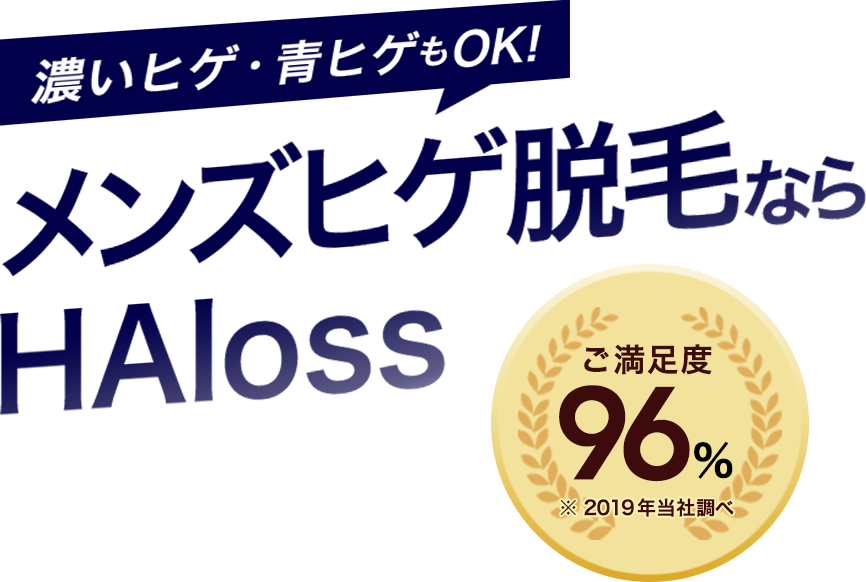 メンズヒげ脱毛ならHAloss